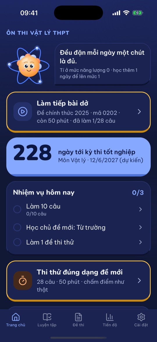 Trang chủ chế độ tối