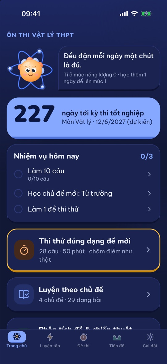 Trang chủ chế độ tối