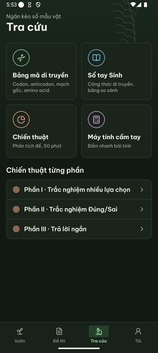Tra cứu: bảng mã, sổ tay, chiến thuật